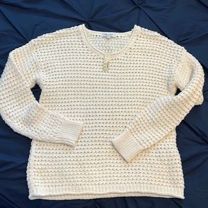 Madewell Austen Open Stitch Pullover Sweater 🌸 - cream